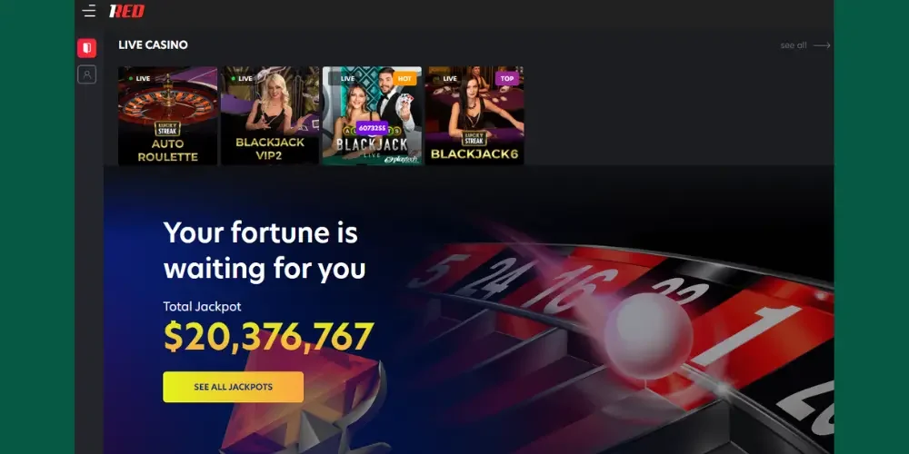 1Red Sportsbook Features